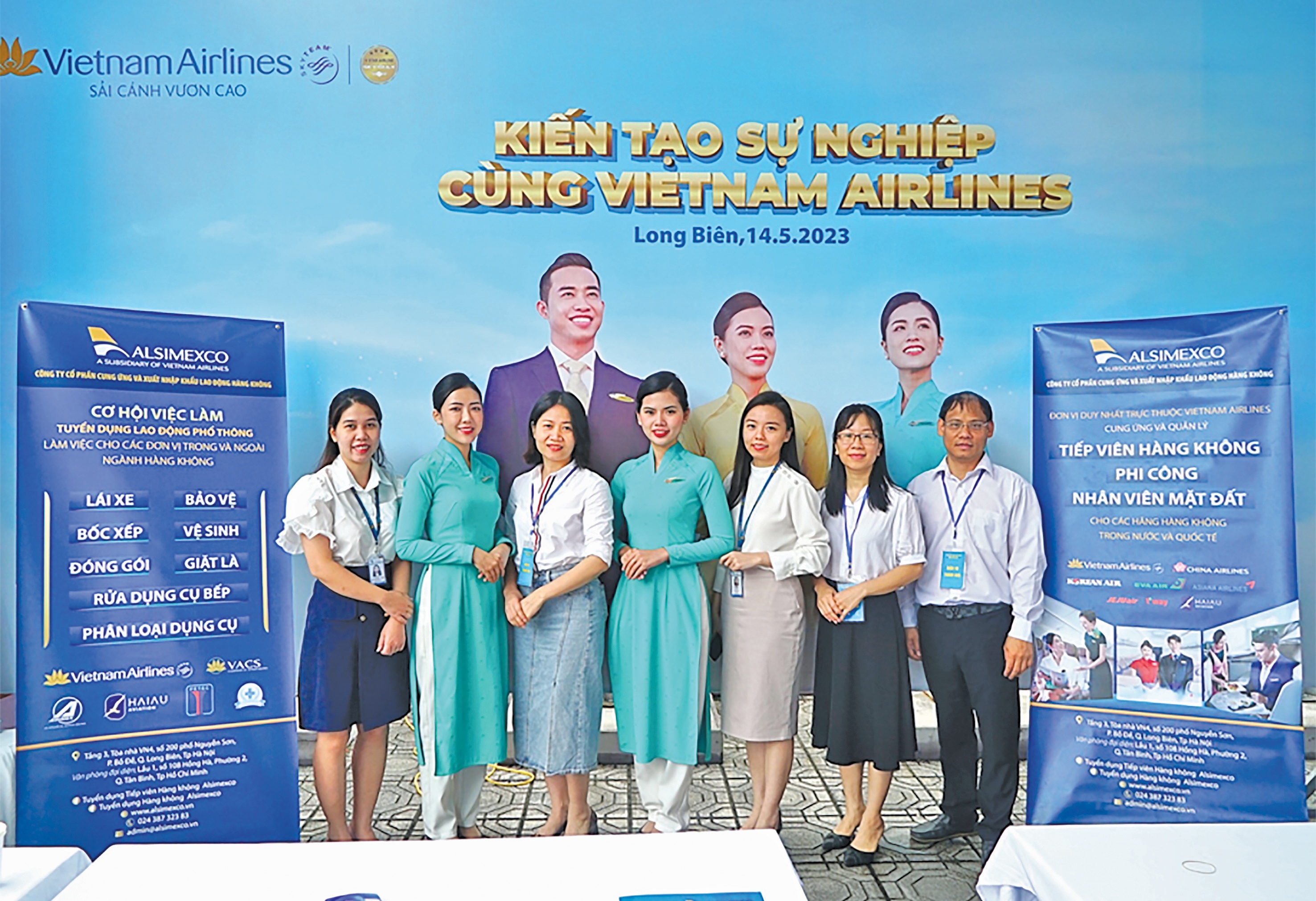 Vietnam Airlines mong muốn gặp gỡ và tuyển dụng những ứng viên tiềm năng, có trình độ, phù hợp với lĩnh vực hàng không