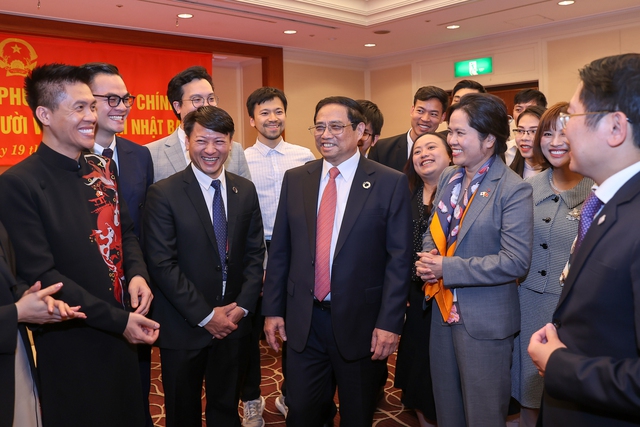 Thủ tướng Phạm Minh Chính gặp mặt cộng đồng người Việt Nam tại Nhật Bản - Ảnh 5.