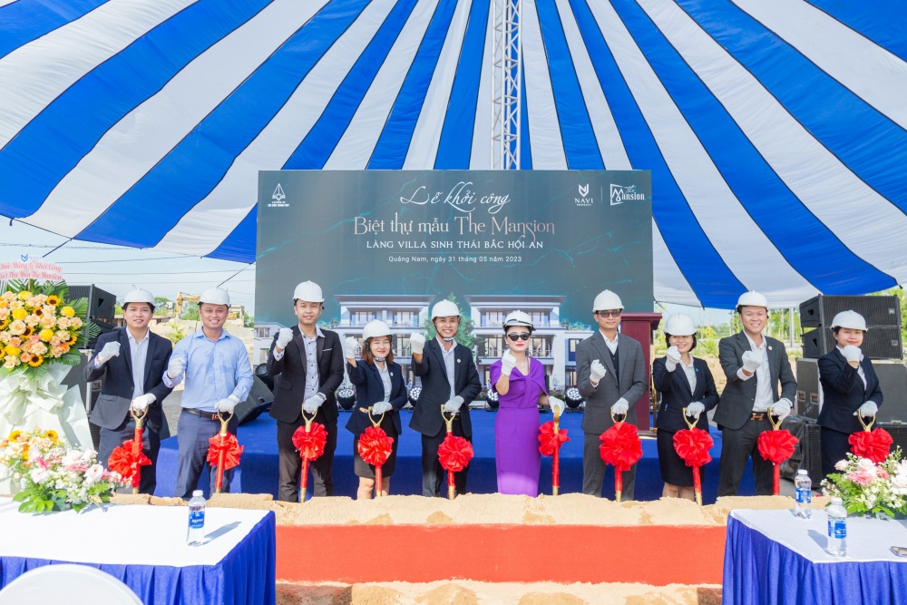 Khởi công xây dựng làng biệt thự sinh thái liền kề ở Hội An Khởi công xây dựng làng biệt thự sinh thái liền kề ở Hội An