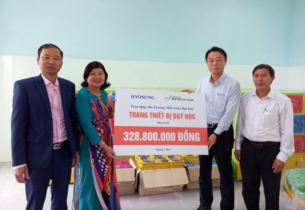 Công ty TNHH Hyosung Quảng Nam triển khai nhiều hoạt động CSR 