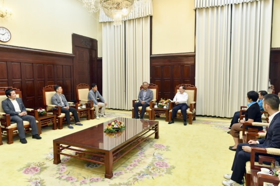 Quang cảnh buổi tiếp