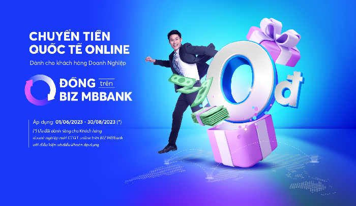 MB miễn phí chuyển tiền quốc tế online