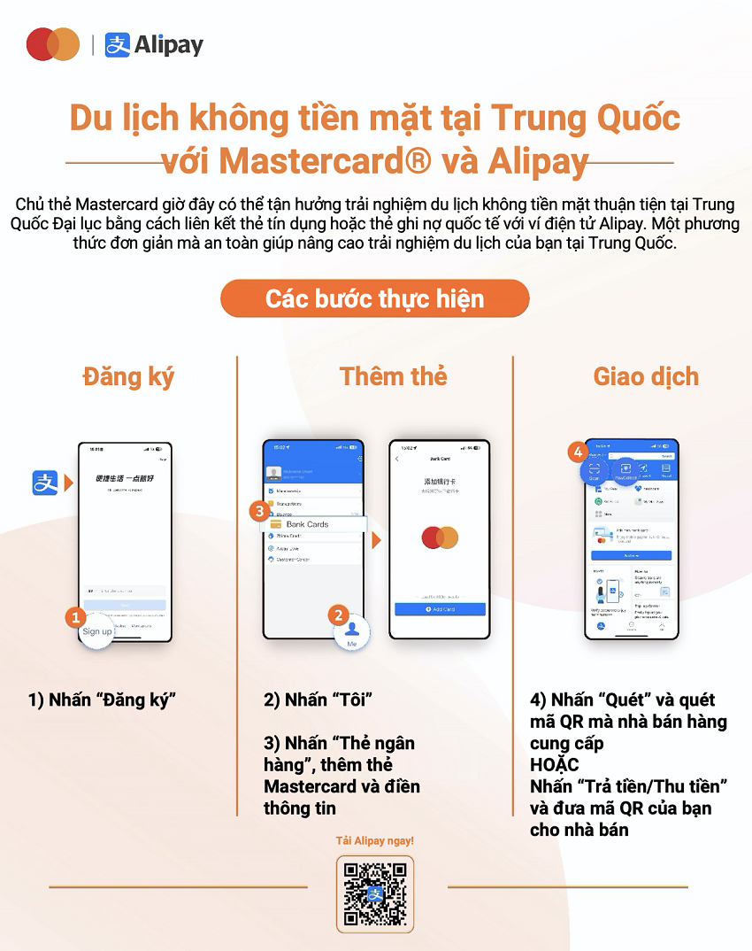 Mastercard hợp tác với Alipay giúp thanh toán điện tử ở Trung Quốc trở nên dễ dàng hơn Mastercard hợp tác với Alipay giúp thanh toán điện tử ở Trung Quốc trở nên dễ dàng hơn