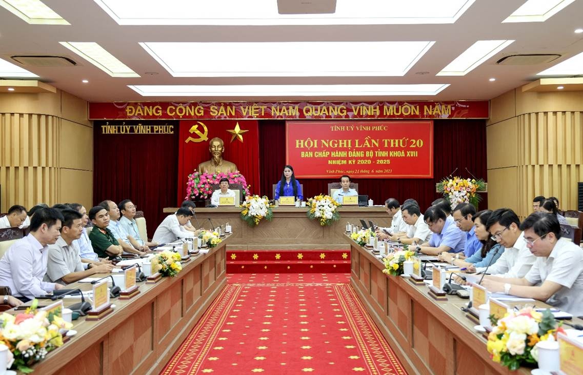 Ban Chấp hành Đảng bộ tỉnh nhiệm kỳ 2020-2025 tổ chức hội nghị lần thứ 20 sơ kết 6 tháng 2023 Ban Chấp hành Đảng bộ tỉnh nhiệm kỳ 2020-2025 tổ chức hội nghị lần thứ 20 sơ kết 6 tháng 2023