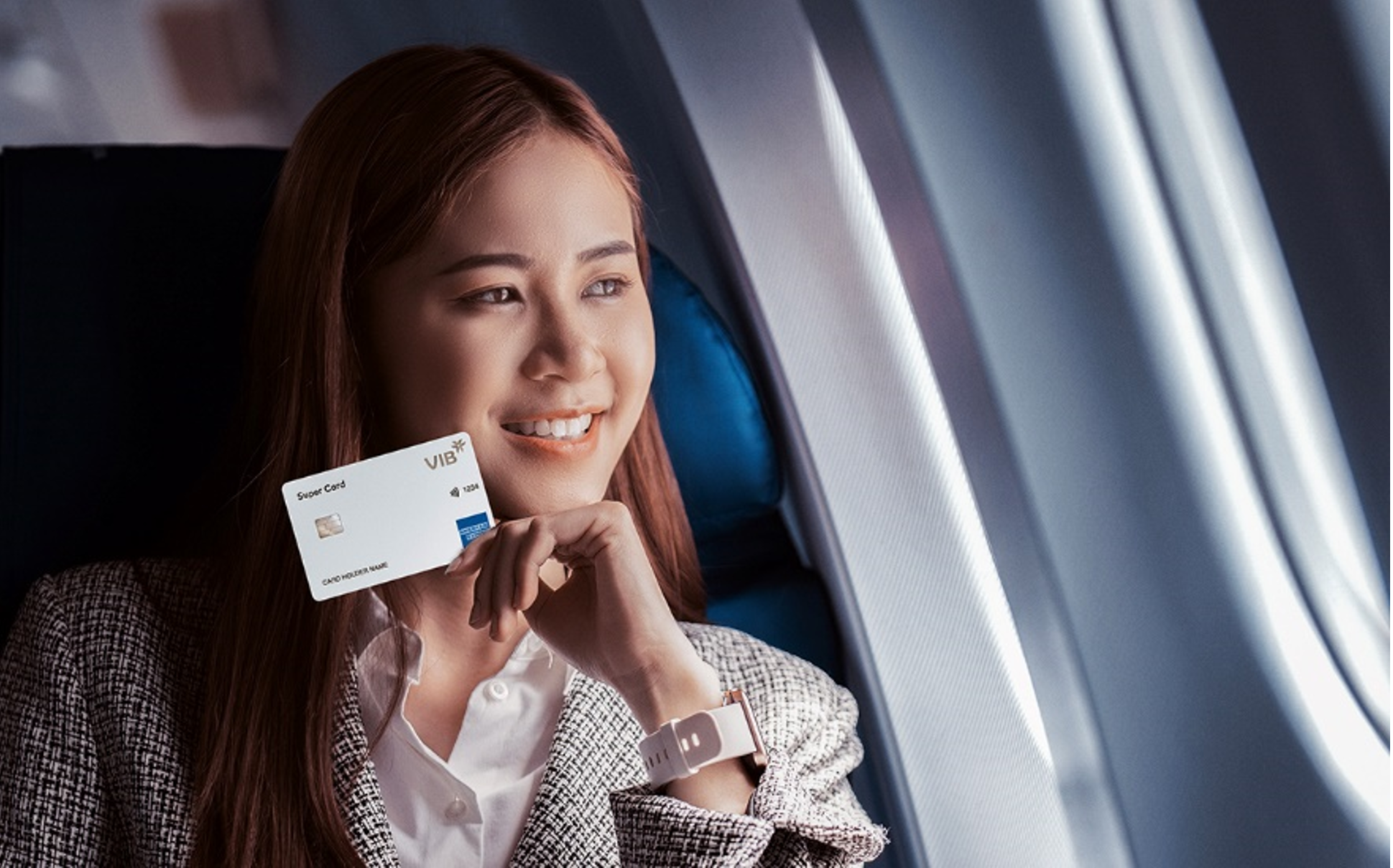 VIB hợp tác cùng American Express ra mắt dòng thẻ trắng đầu tiên Super Card VIB hợp tác cùng American Express ra mắt dòng thẻ trắng đầu tiên Super Card