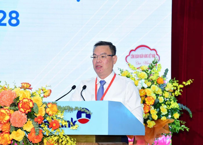 Chủ tịch HĐQT VietinBank Trần Minh Bình phát biểu chỉ đạo