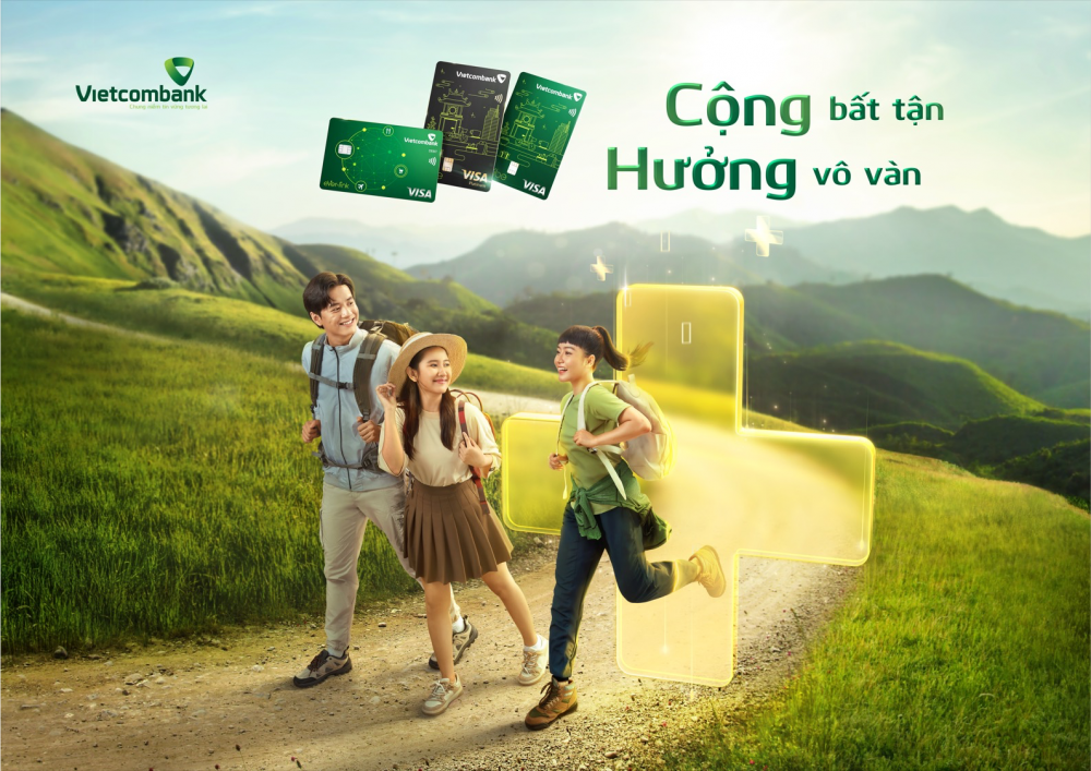 Vietcombank ra mắt bộ ba sản phẩm thẻ thương hiệu Visa “Cộng bất tận - Hưởng vô vàn”