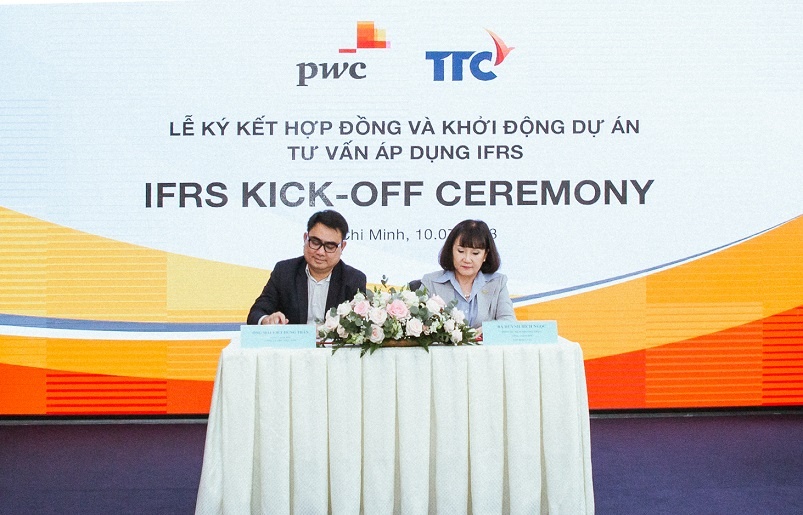 Tập đoàn TTC và PwC Việt Nam ký kết hợp đồng và khởi động dự án IFRS