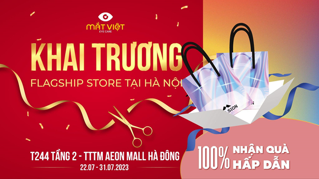 Mắt Việt Group với chuỗi cửa hàng mắt kính hàng hiệu chính hãng sang trọng Mắt Việt Group với chuỗi cửa hàng mắt kính hàng hiệu chính hãng sang trọng