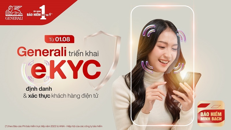 Generali Việt Nam triển khai định danh và xác thực khách hàng điện tử