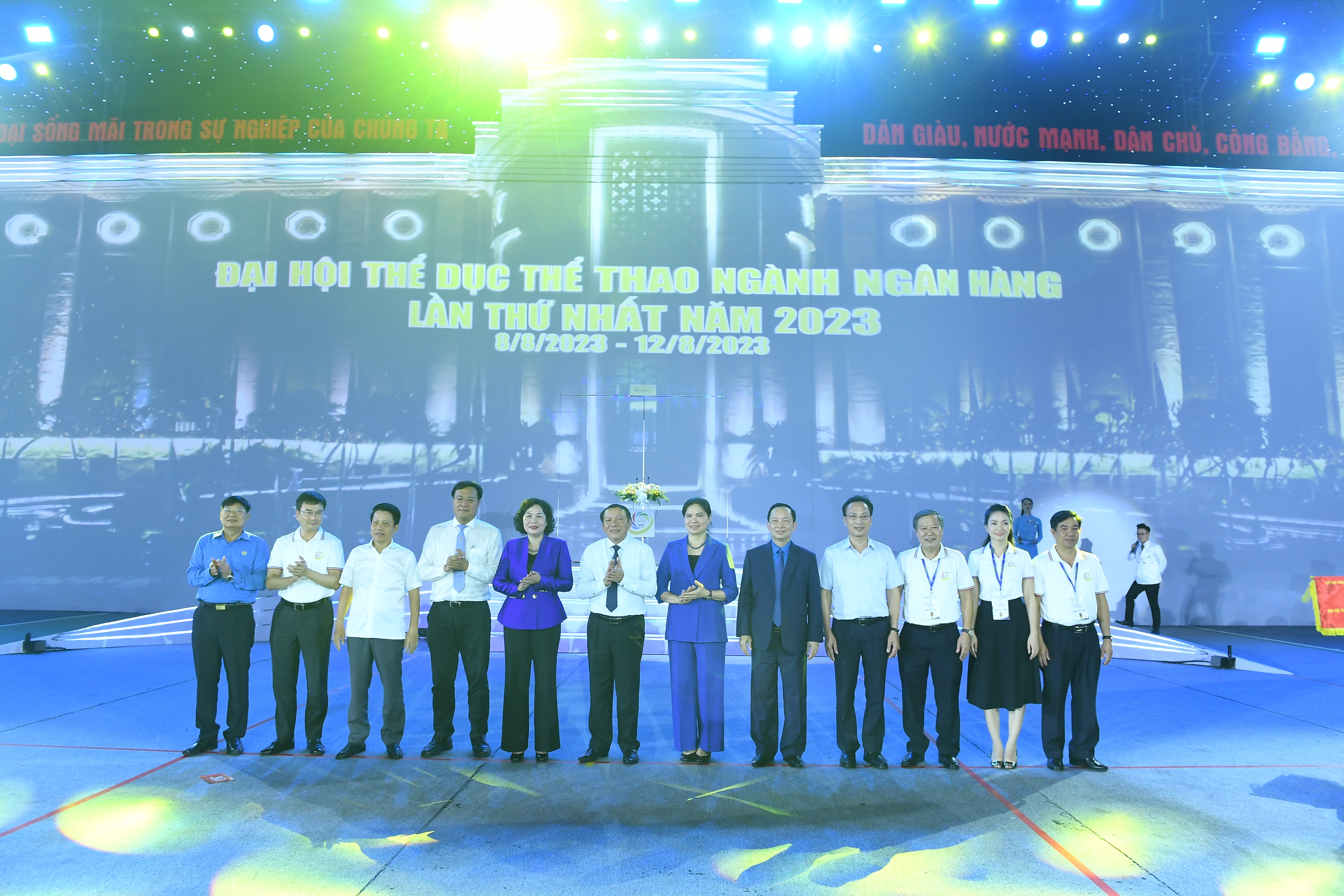 Khai mạc Đại hội Thể dục thể thao ngành Ngân hàng lần thứ Nhất năm 2023 Khai mạc Đại hội Thể dục thể thao ngành Ngân hàng lần thứ Nhất năm 2023