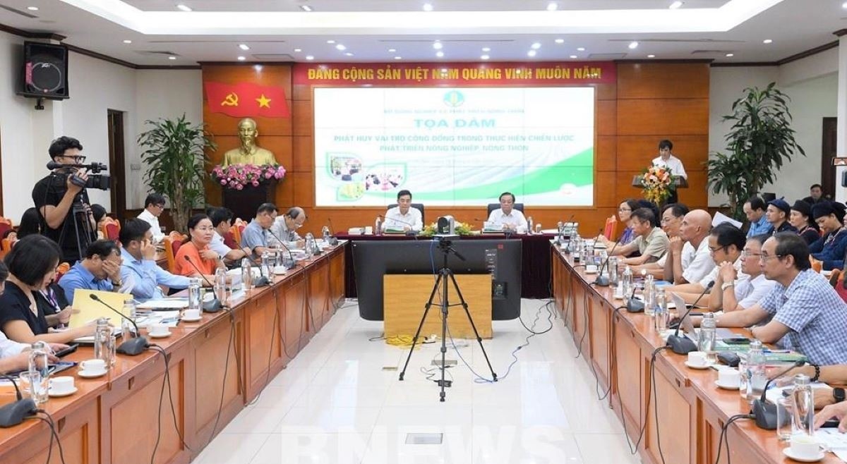 Quang cảnh Tọa đàm Phát triển cộng đồng cần dựa vào nội lực