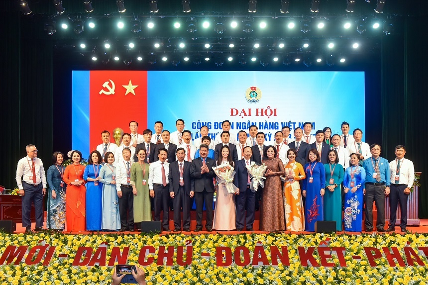 Đại hội Công đoàn Ngân hàng Việt Nam lần thứ VII: Đổi mới - Dân chủ - Đoàn kết - Phát triển