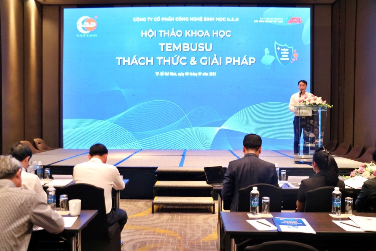 Toàn cảnh Hội thảo khoa học “Tembusu – Thách thức và Giải pháp”.