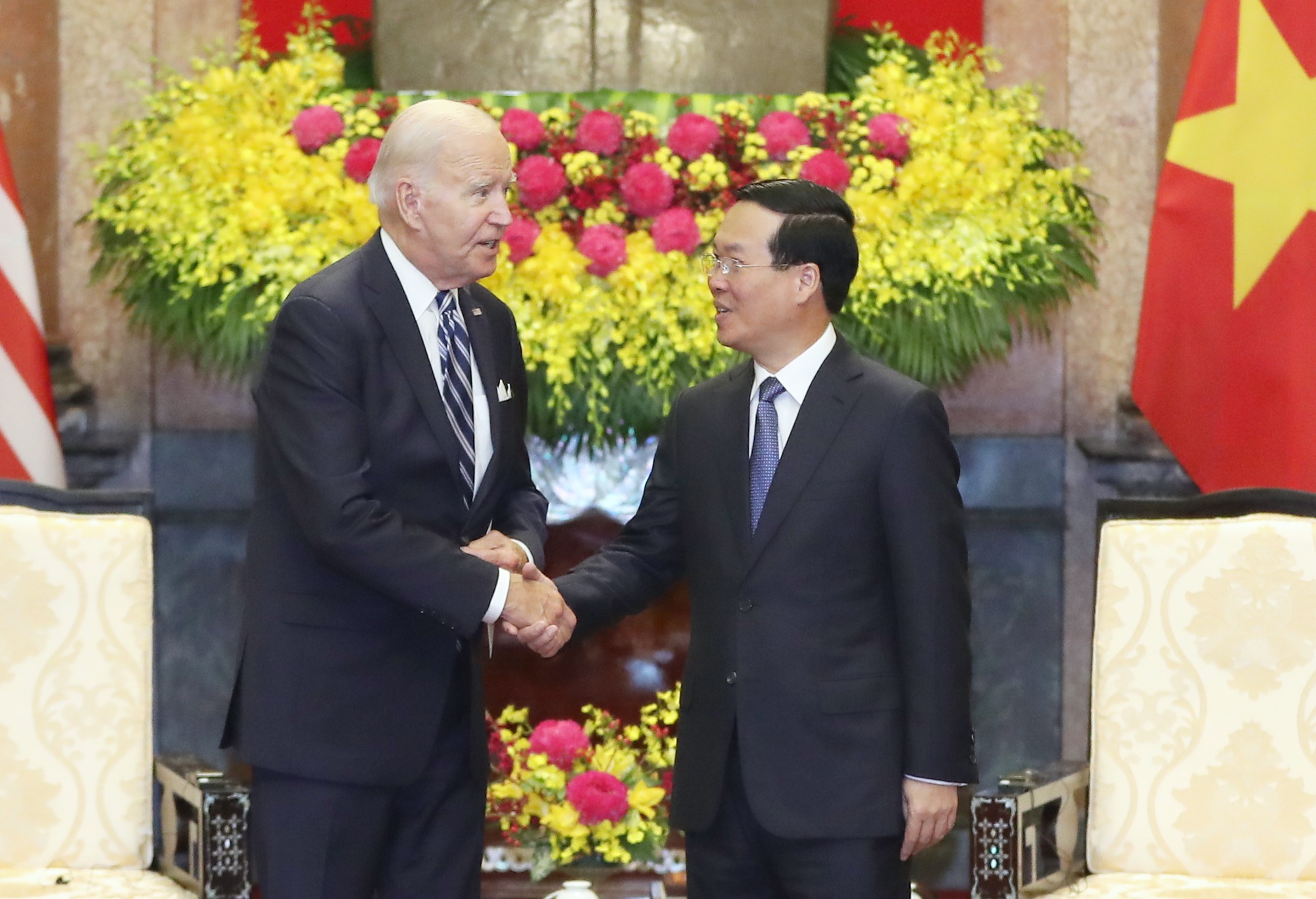 Chủ tịch nước Võ Văn Thưởng hội kiến Tổng thống Hoa Kỳ Joe Biden - Ảnh 1.