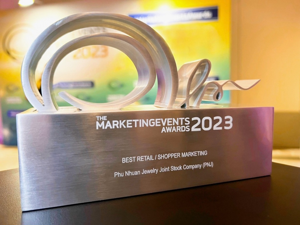 PNJ 2 năm liên tiếp được vinh danh giải thưởng Best Retail Marketing (Ảnh: Minh Phụng).