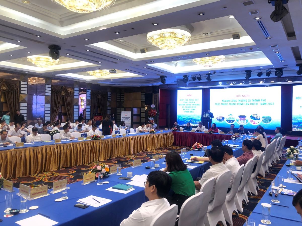 Toàn cảnh Hội nghị ngành Công Thương 5 thành phố trực thuộc Trung ương Lần thứ VI – năm 2023