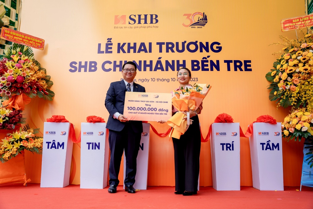 SHB khai trương chi nhánh tại Bến Tre