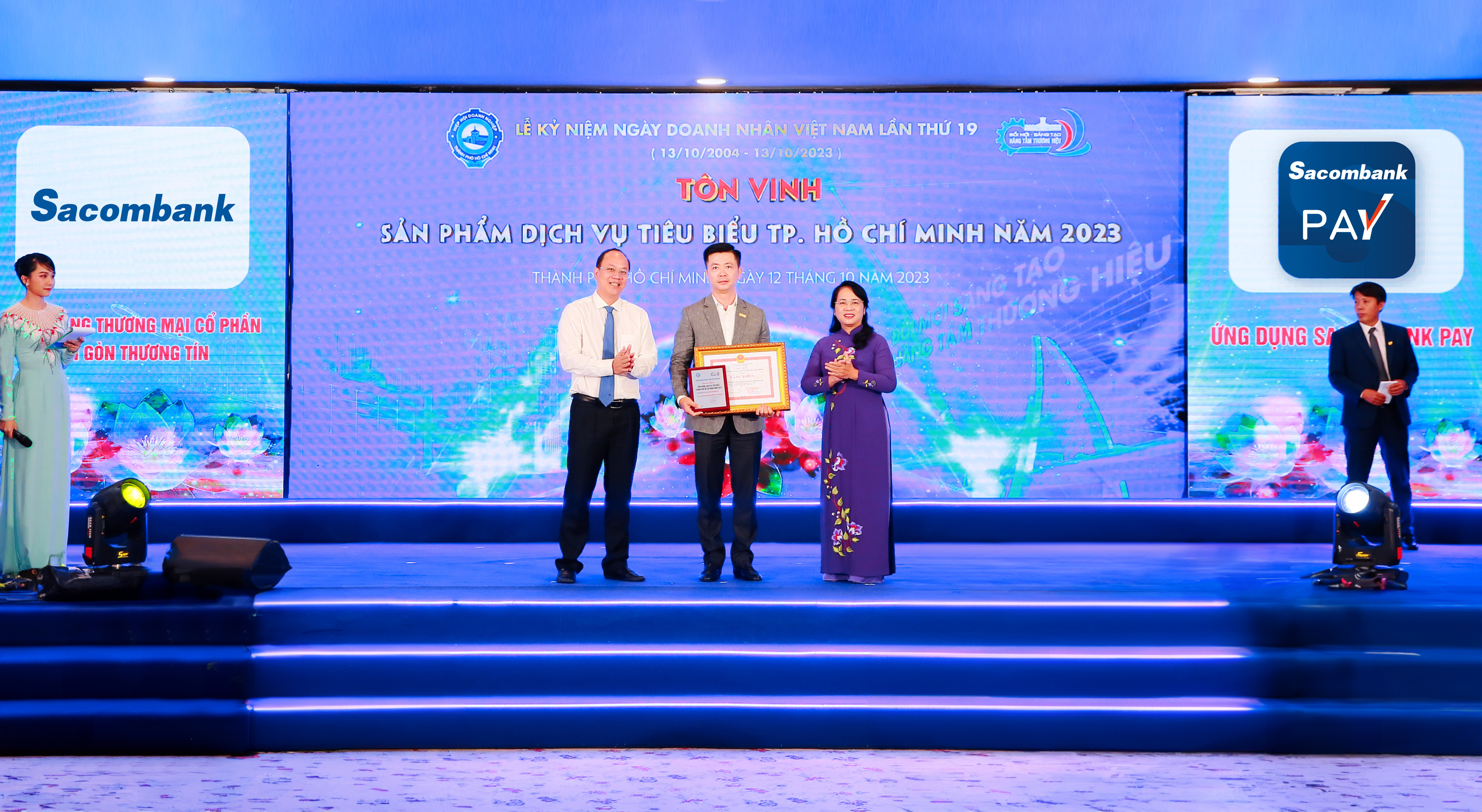 Sacombank Pay là sản phẩm dịch vụ tiêu biểu TP.HCM năm 2023