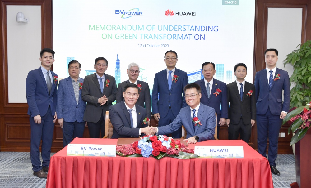 Huawei Việt Nam và BV Power JSC ký kết hợp tác chiến lược về chuyển đổi năng lượng xanh