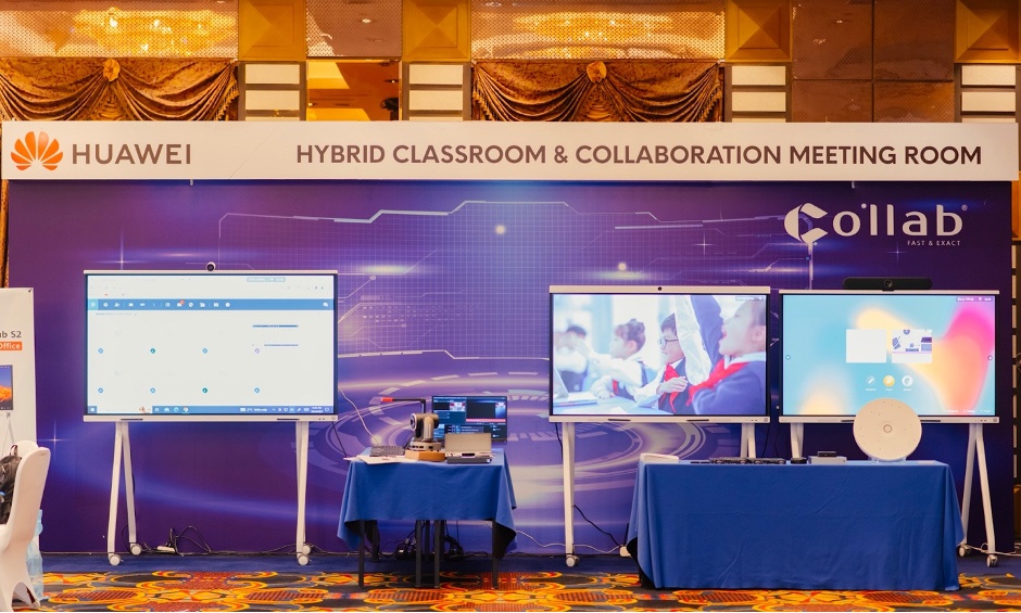 Màn hình IdeaHub tại sự kiện trưng bày các sản phẩm Audio Visual của Collab - Collab Partner Connect - Connect The Future.