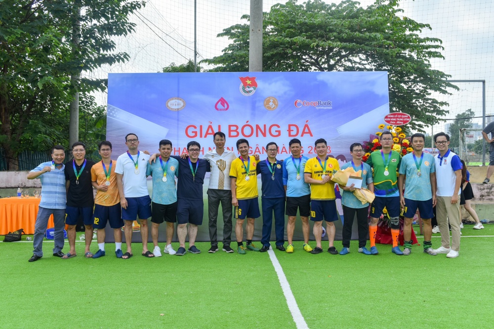 Giải bóng đá Đoàn Thanh niên Ngân hàng Trung ương năm 2023 thành công tốt đẹp