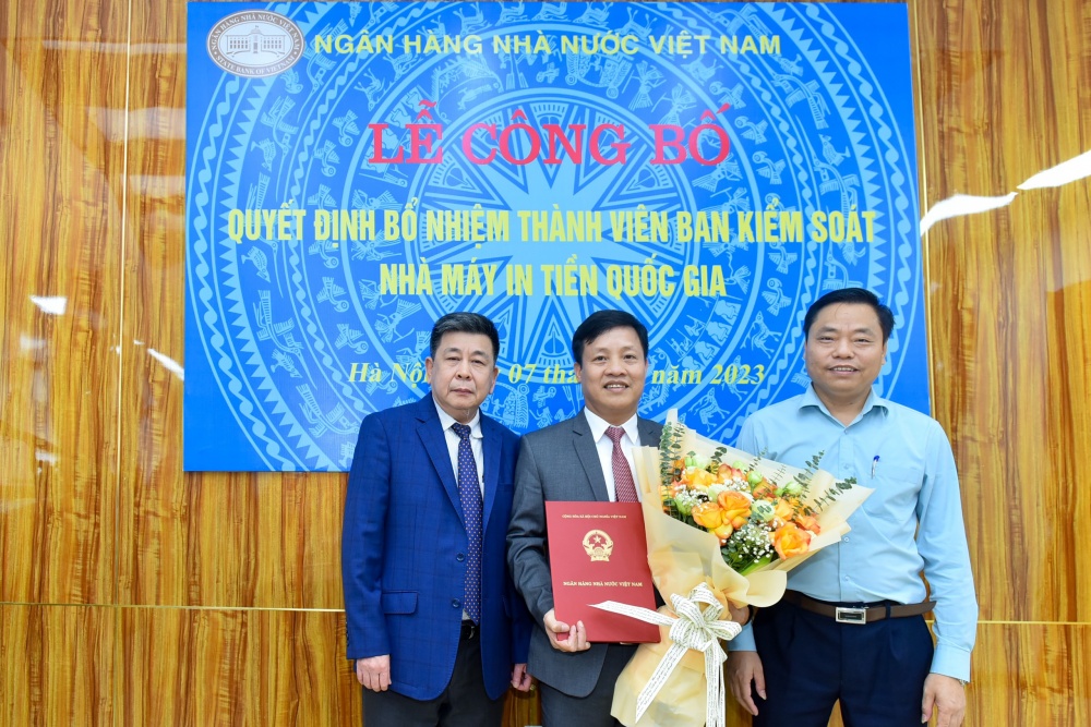 Bổ nhiệm thành viên Ban Kiểm soát kiêm nhiệm Nhà máy In tiền Quốc gia