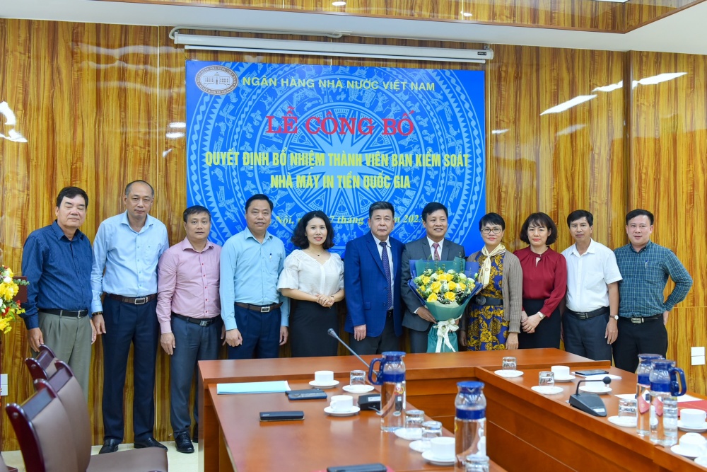 Bổ nhiệm thành viên Ban Kiểm soát kiêm nhiệm Nhà máy In tiền Quốc gia