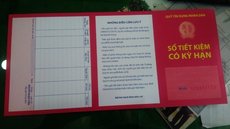 Chính sách BHTG hiện diện tại các quầy giao dịch, trên sổ tiết kiệm