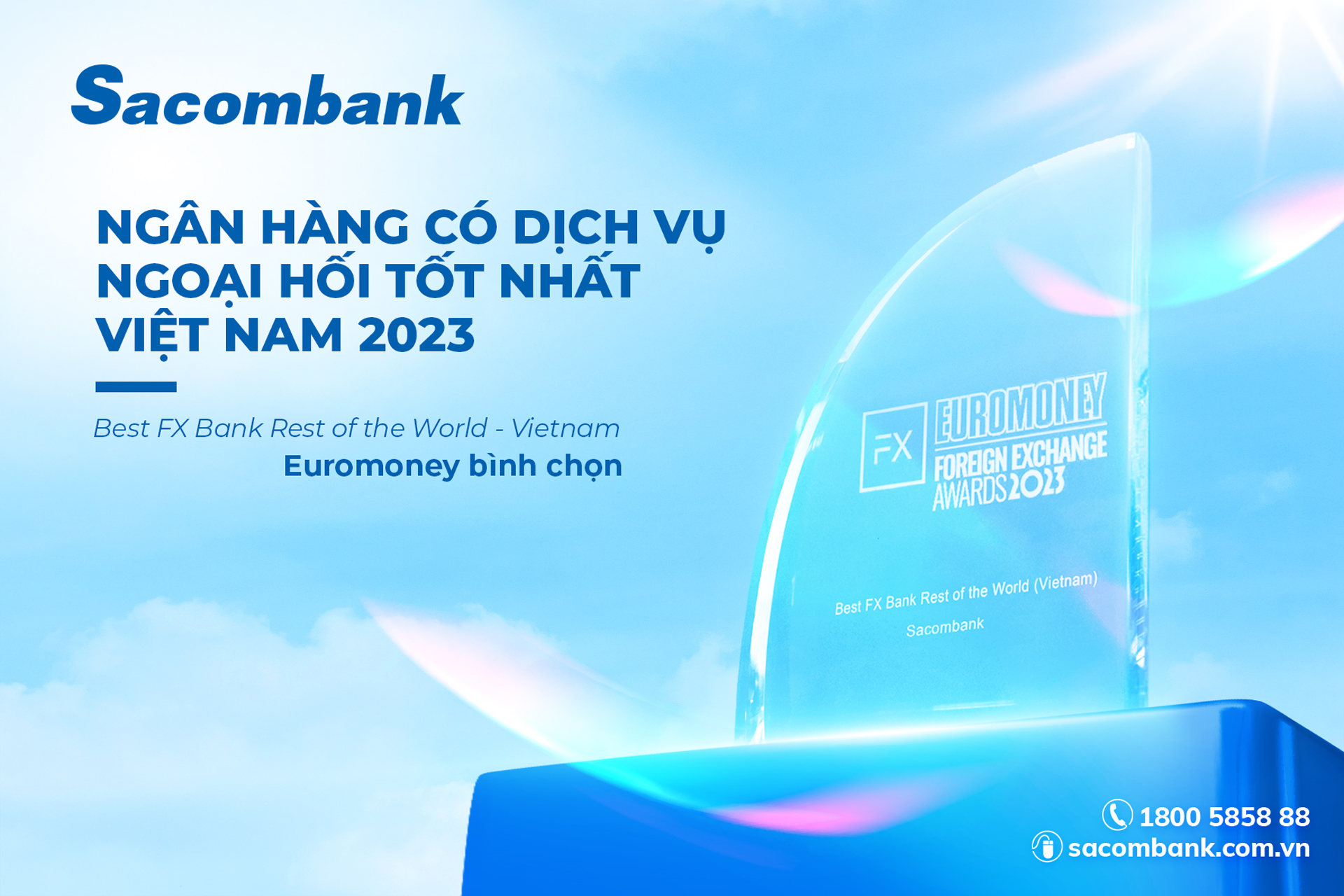 Sacombank nhận giải thưởng từ Euromoney