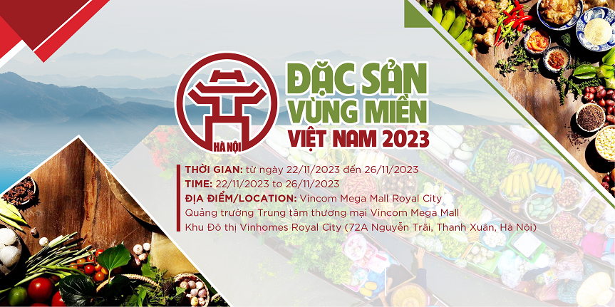 Sắp diễn ra Hội chợ Đặc sản vùng miền Việt Nam 2023