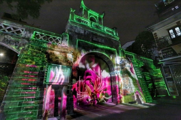 Trình chiếu 3D Mapping tại Ô Quan Chưởng