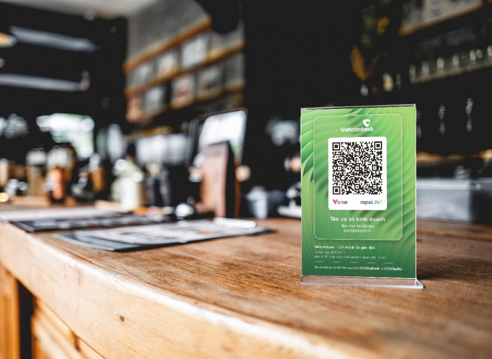 Vietcombank ra mắt bộ giải pháp “QR nhận tiền”