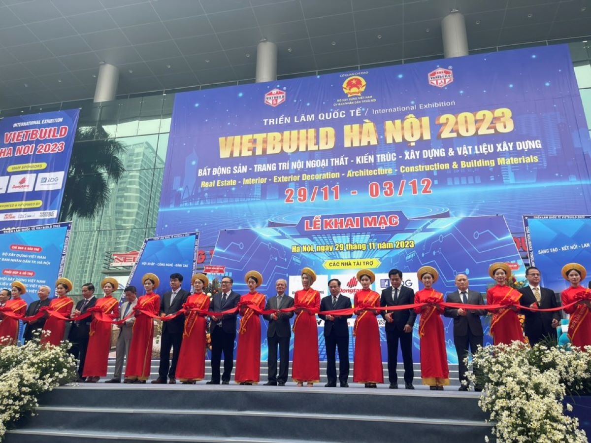 Triển lãm Quốc tế Vietbuild Hà Nội 2023 có quy mô gần 1.700 gian hàng
