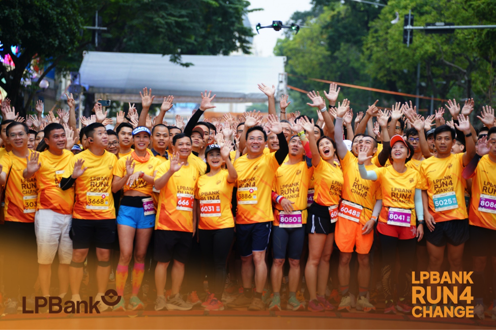 Giải chạy “LPBank – Run4Change” lan tỏa tinh thần chuyển đổi mạnh mẽ và lối sống tích cực