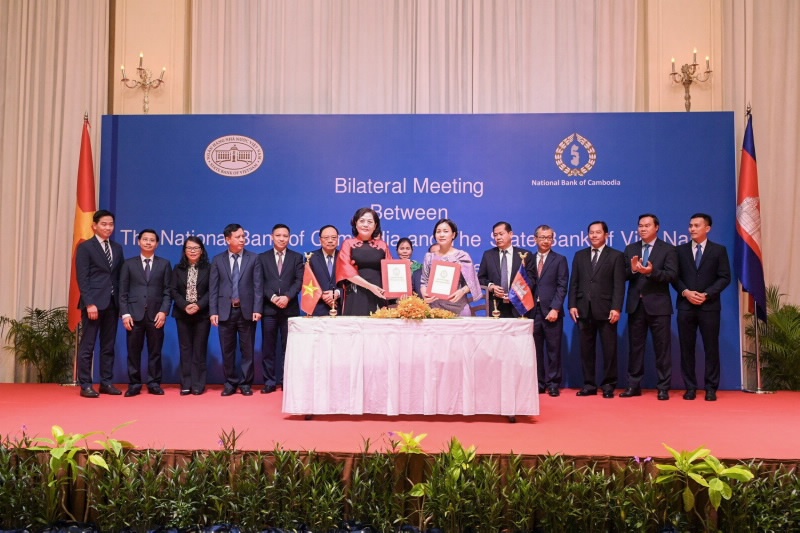 Hội nghị Hợp tác song phương năm 2023 giữa NHNN và NHQG Campuchia Hội nghị Hợp tác song phương năm 2023 giữa NHNN và NHQG Campuchia