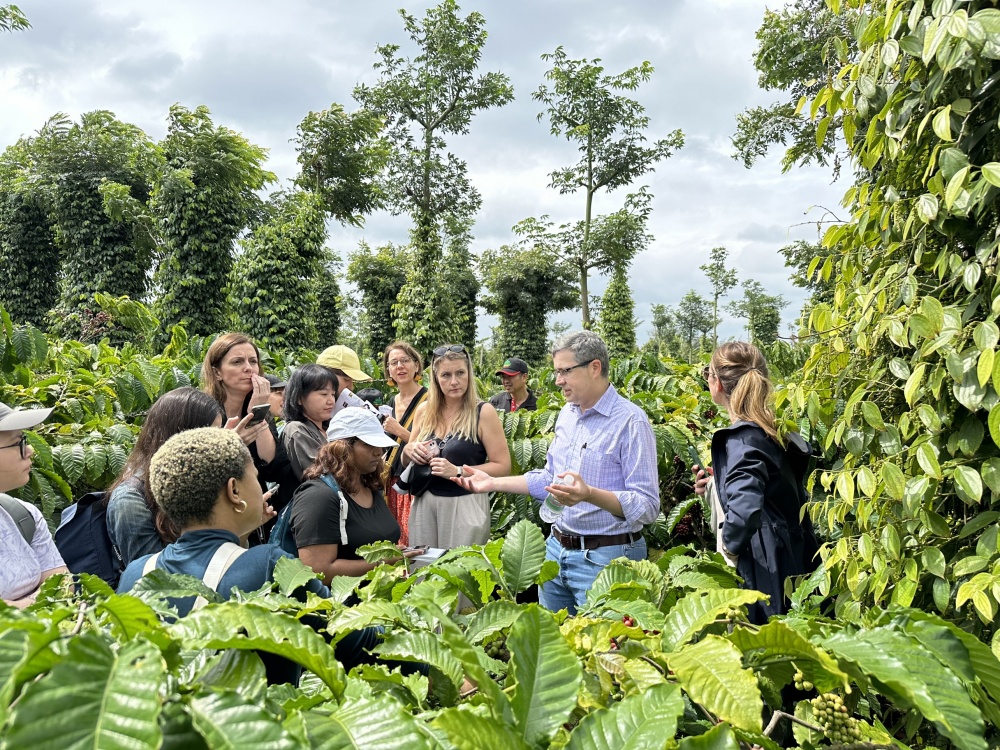 Chuyến thăm của đoàn báo chí quốc tế là cơ hội để Nestlé Việt Nam tiếp tục những nỗ lực quảng bá, giới thiệu sản phẩm cà phê Việt ra thế giới.