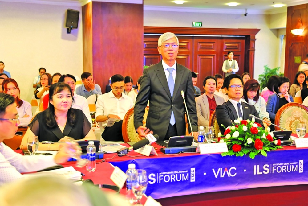 Phó Chủ tịch UBND TP. Hồ Chí Minh Võ Văn Hoan phát biểu tại diễn đàn