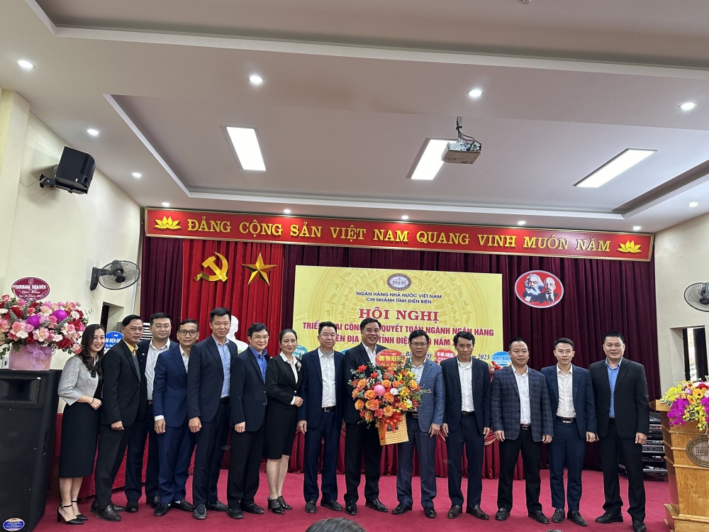 NHNN chi nhánh Điện Biên tổ chức Hội nghị quyết toán ngân hàng năm 2023 NHNN chi nhánh Điện Biên tổ chức Hội nghị quyết toán ngân hàng năm 2023
