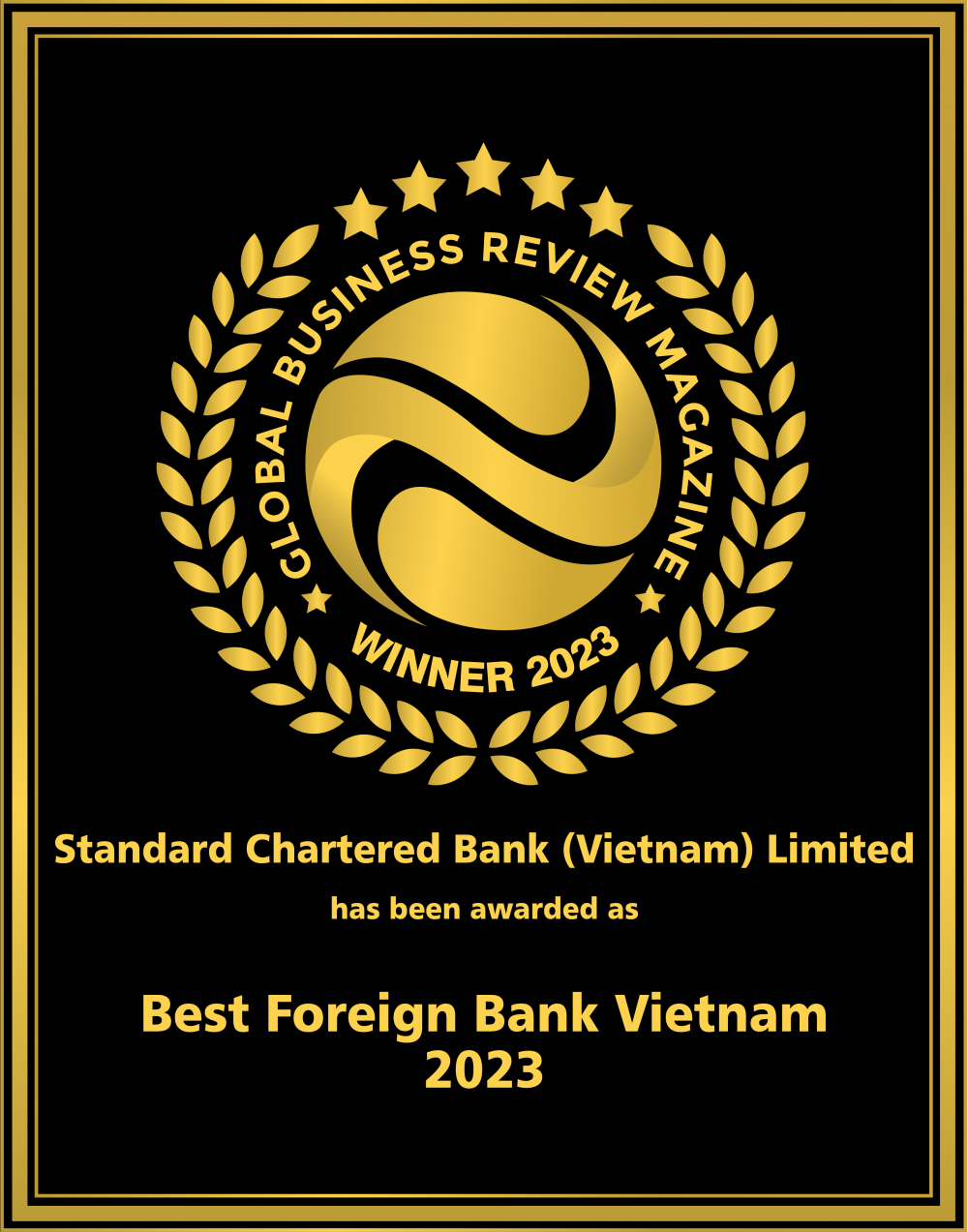 Standard Chartered nhận hai giải thưởng từ Global Business Review