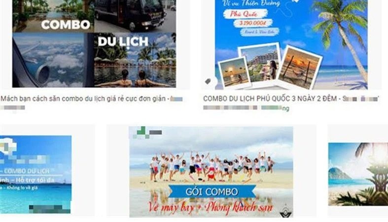 Các đối tượng lừa đảo thường chào bán các tour kết hợp với giá rẻ để dụ nạn nhân.