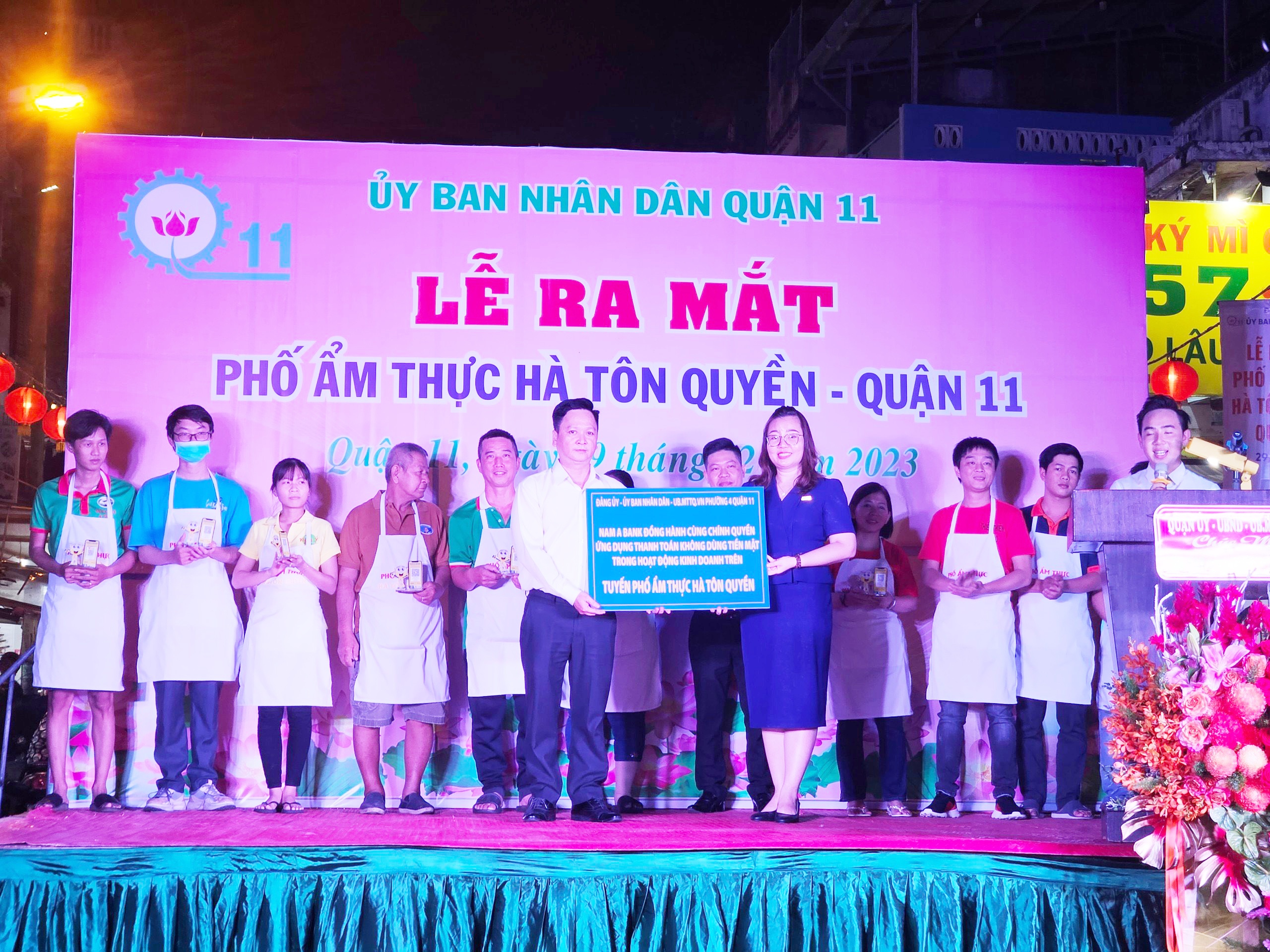 Nam A Bank đồng hành cùng UBND quận 11 triển khai thanh toán không dùng tiền mặt