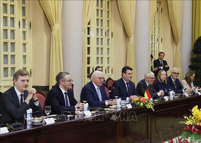Tổng thống Đức: Việt Nam là đối tác kinh tế tin cậy- Ảnh 4. Tổng thống Đức: Việt Nam là đối tác kinh tế tin cậy- Ảnh 4.