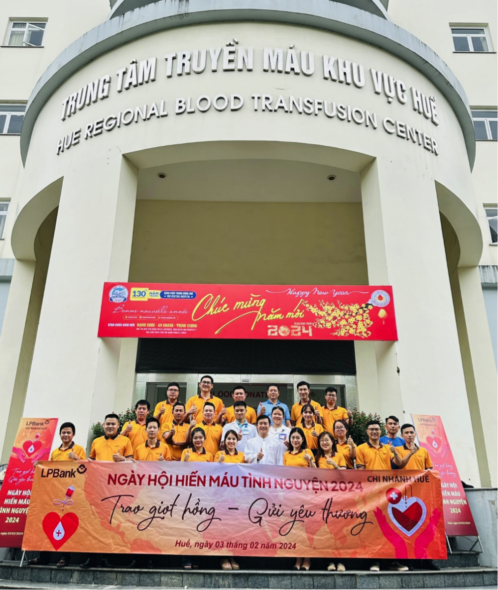 LPBank tổ chức Ngày hội hiến máu nhân đạo “Trao giọt hồng - Gửi yêu thương”