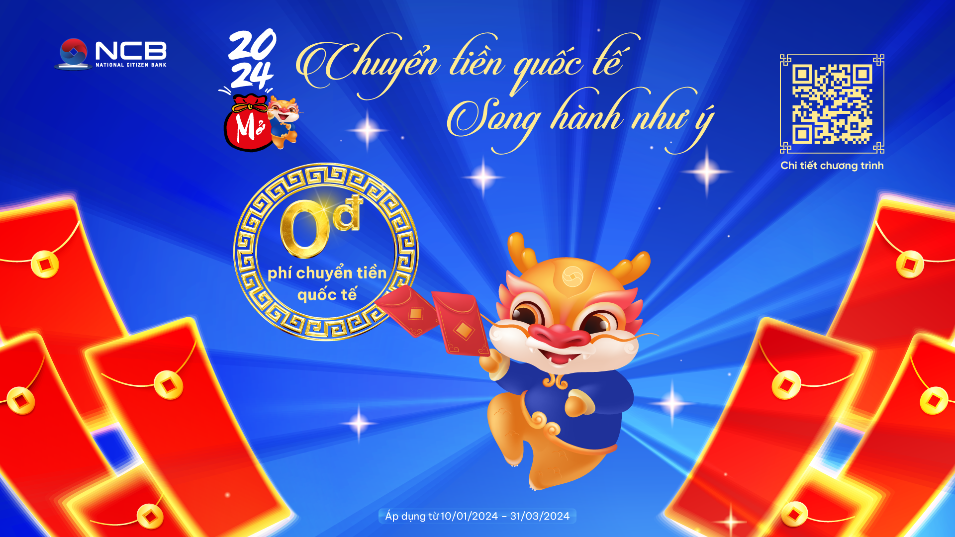 NCB miễn phí chuyển tiền quốc tế cho khách hàng cá nhân NCB miễn phí chuyển tiền quốc tế cho khách hàng cá nhân