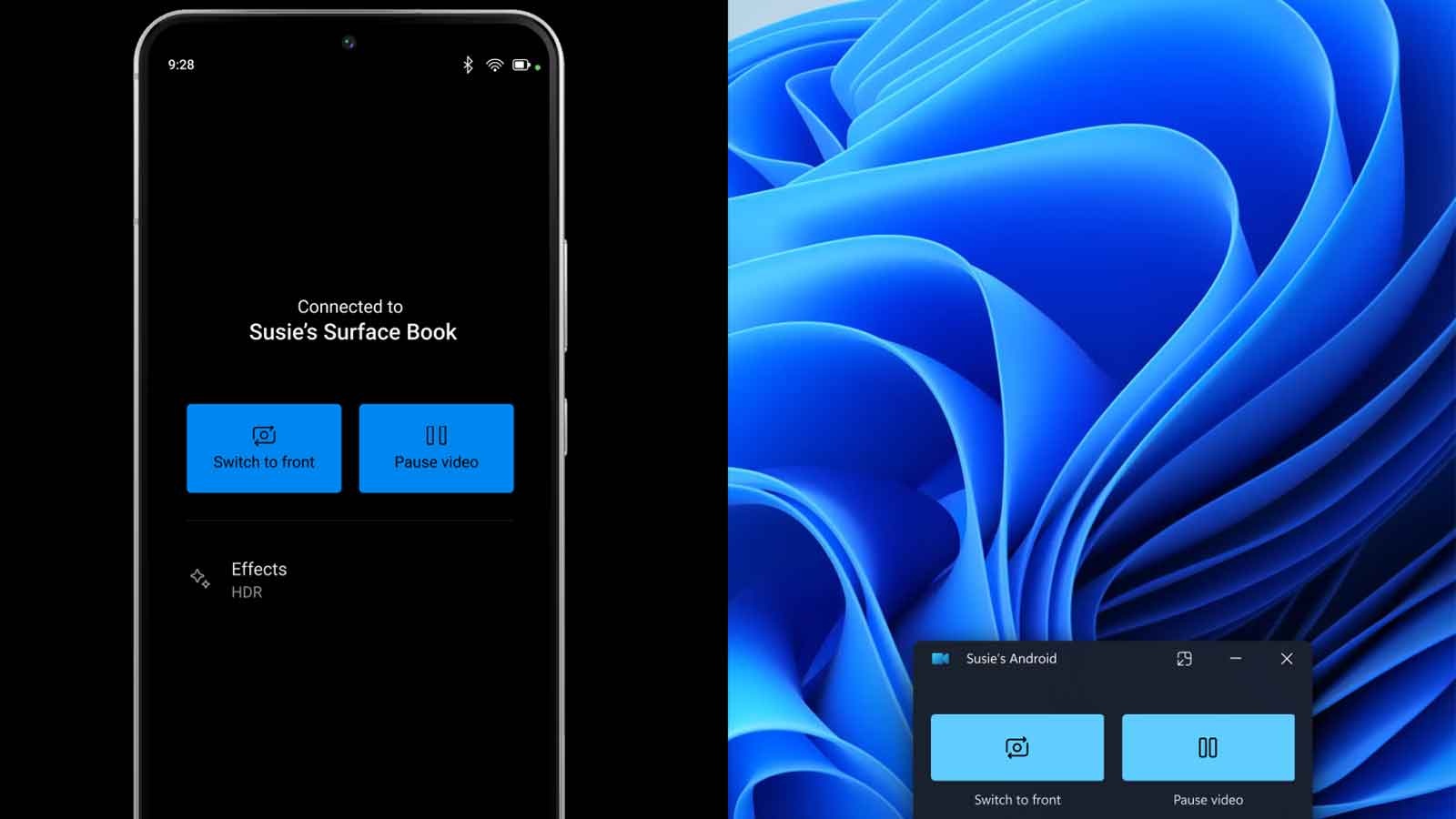 Microsoft bổ sung tính năng sử dụng camera điện thoại làm webcam trên Windows 11