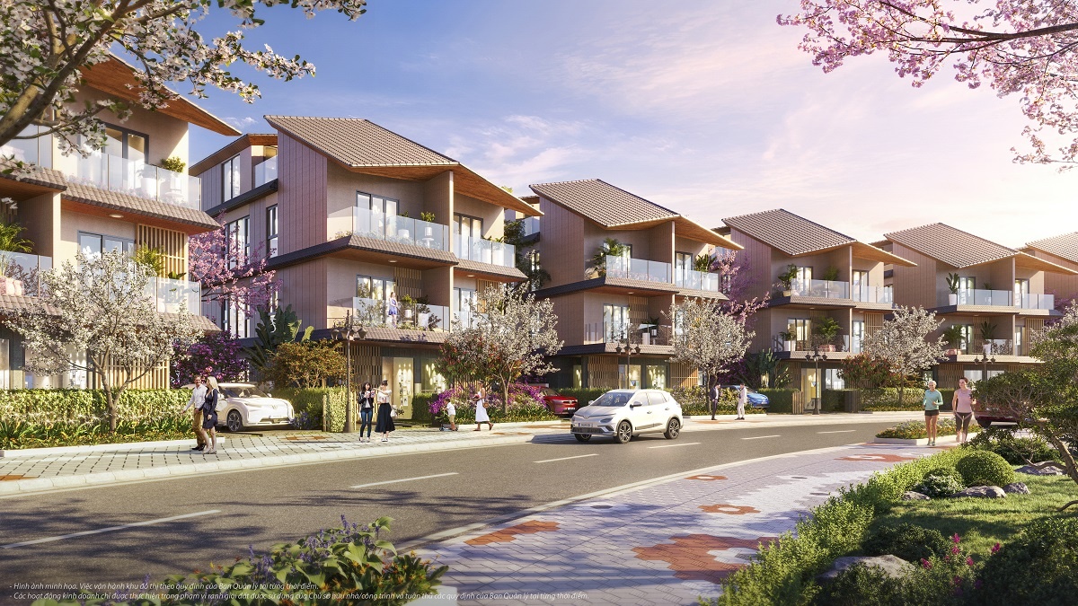 Được quy hoạch thành 11 phân khu, với chủ yếu là biệt thự, liền kề, shophouse nằm bao quanh sân golf, dự án đang thu hút sự quan tâm đặc biệt của thị trường