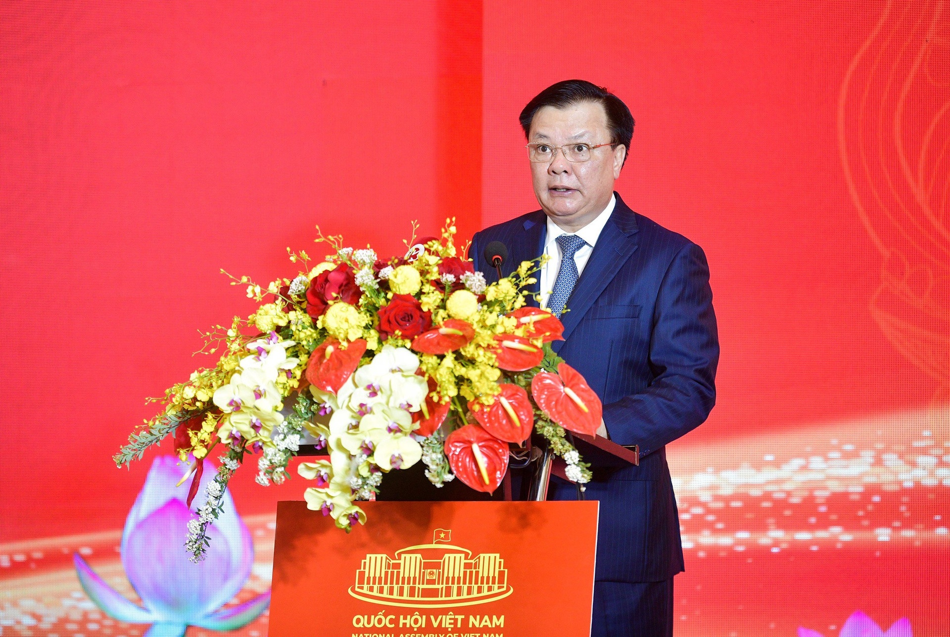 Ủy viên Bộ Chính trị, Bí thư Thành ủy, Trưởng Đoàn ĐBQH thành phố Hà Nội Đinh Tiến Dũng phát biểu tại Hội nghị Ủy viên Bộ Chính trị, Bí thư Thành ủy, Trưởng Đoàn ĐBQH thành phố Hà Nội Đinh Tiến Dũng phát biểu tại Hội nghị