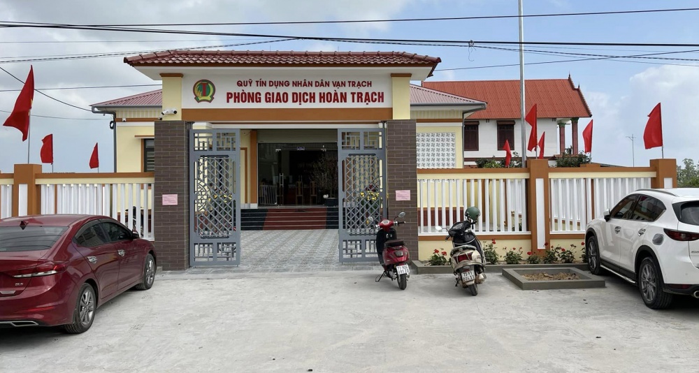 phòng giao dịch Hoàn Trạch của Quỹ tín dụng nhân dân Vạn Trạch. phòng giao dịch Hoàn Trạch của Quỹ tín dụng nhân dân Vạn Trạch.