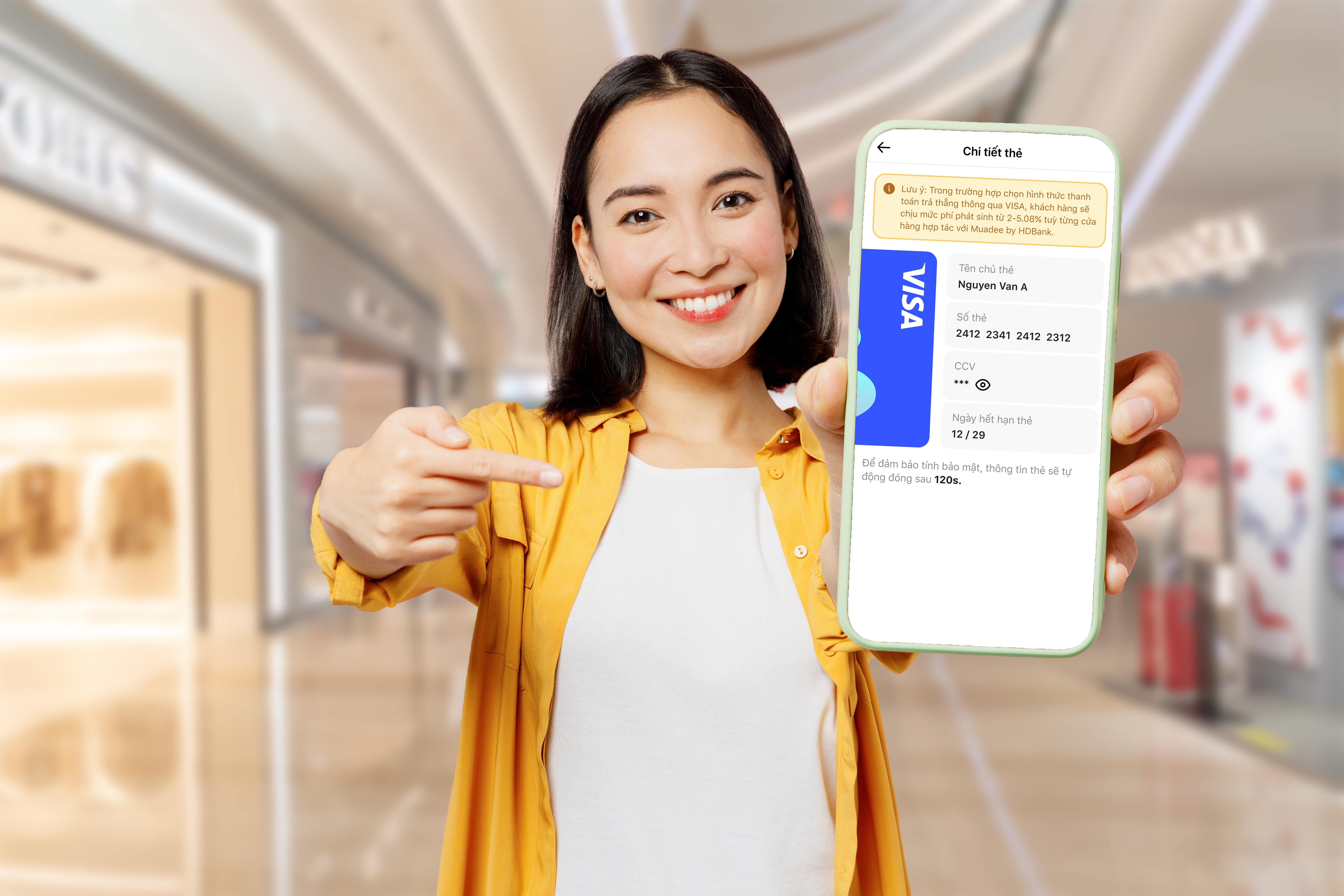 Mọi chi tiêu bình thường đều có thể trả góp từ 3 tháng